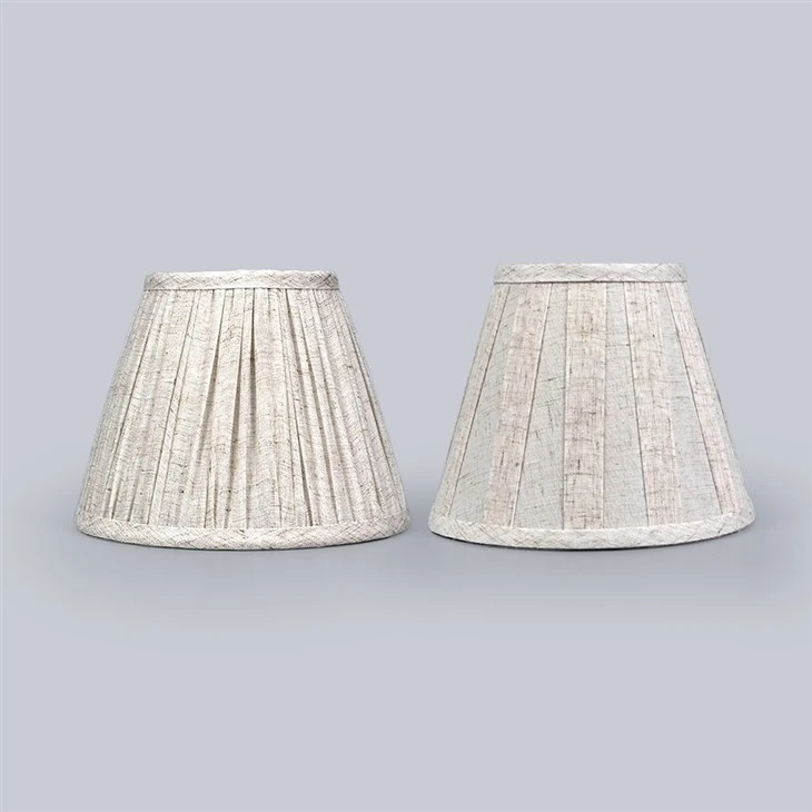 Linen Fabric Lamp Shade Custom Factory